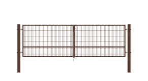 Vartai, 5 mm segmento užpildu, dviveriai, 5000x1200 mm
