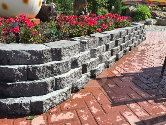 Dekoratyvinis blokas Bender Megastone 150 rund