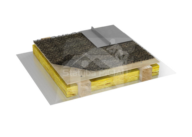Difuzinė plėvelė Eurovent MATT 300 gr./m², 1,4 m. x 25 m. = 35 m²