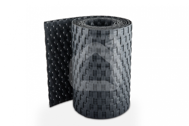 Žoga segmentu lente MIKKO Rattan 190 mm x 12,75 m, 1200 g/m²