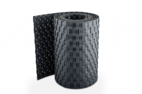 Tvoros segmento juosta MIKKO Rattan 190 mm x 12,75 m, 1200 g/m², PP