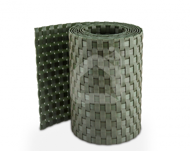 Tvoros segmento juosta MIKKO Rattan 190 mm x 12,75 m, 1200 g/m², PP