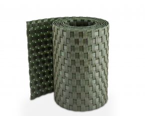 Tvoros segmento juosta MIKKO Rattan 190 mm x 12,75 m, 1200 g/m², PP