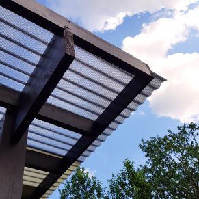 MK PC DIAMOND SINUS viļņots polikarbonāta apšuvums, pelēks, 2, 3 m