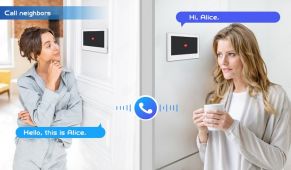Monitorius POE 4 abonementų telefonspynei SLIM (su WIFI funkcija)