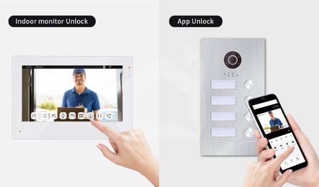 Monitorius 2 laidų telefonspynei SLIM (su WIFI funkcija)