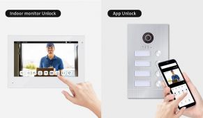 Monitorius POE 4 abonementų telefonspynei SLIM (su WIFI funkcija)