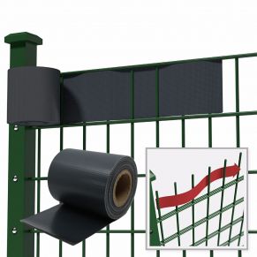 Tvoros segmento juosta 190 mm x35 m + 20vnt laikiklių (450g/m²), PVC (paskutiniai vienetai)