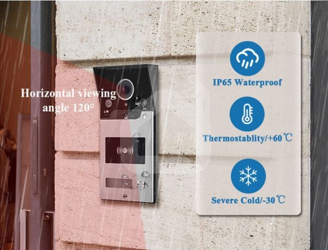 Įmontuojama telefonspynė SmartHome WiFi su el. užrakto valdymu