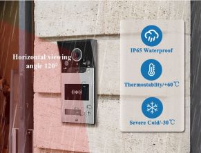 Įmontuojamos telefonspynės SmartHome WiFi su el. užrakto valdymu komplektas