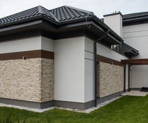 125 mm latakas 3 m, matinė STRUGA