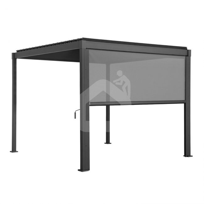 Nuleidžiama uždanga MIRADOR 80/88 pavėsinėms