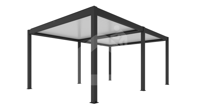Pavėsinė (pergola) ORIENTE 6x4 m