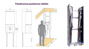 Pakabinamas-pastatomas laikiklis Atlantic SYNEA DUO šilumos siurbliams