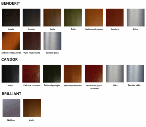 Palema S originali kraštinė čerpė 110 mm kairinė