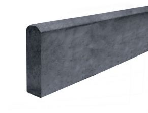 Tvoros pamatas tiesus lygus, betoninis 2000x200x60 mm, grafitinis, impregnuotas
