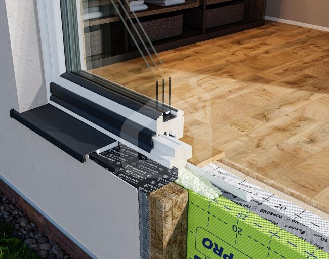 Langų vidaus sandarinimo juosta Eurovent AKTIVBAND SK, 100 mm x 25 b.m.