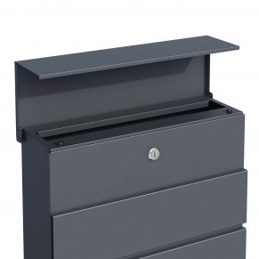 Pašto dėžutė MIKKO, pilka