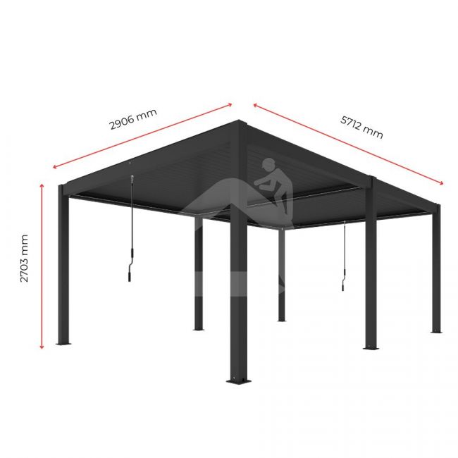 Pergola VENTO BASIC (įv. dydžiai)