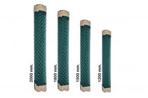 Tvoros tinklas, pintas, 1500 mm, 50x50 mm, ø1,9/3,5 mm, 10 m, RAL6005