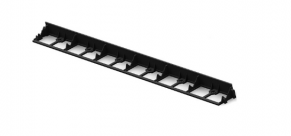Plastmasas zāliena apmale, melna