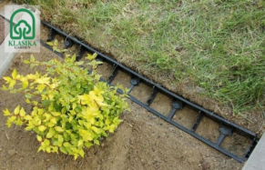 Plastikinis vejos bortas, juodas