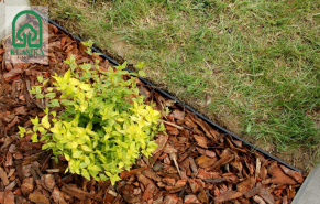 Plastikinis vejos bortas, juodas