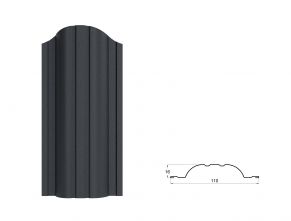Tvoralentė POLO, 0.45 mm, 2xRAL7016 Matinis poliesteris