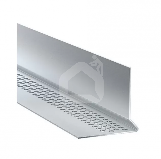 Pradžios ventiliacinis profilis, aliuminis, 3 m, James Hardie