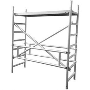 Aliuminio pastolių prailginimas su turėklu (7 pakopų) SNAPIT