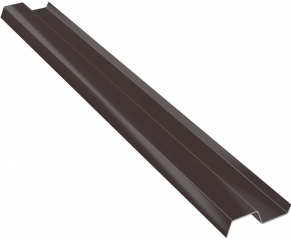 Prišliejimo juosta prie kamino iš aliuminio FLEX LINE, 80x2000 mm