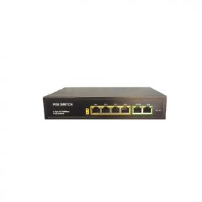 Tinklo šakotuvas 4xPoE (PoE switch)