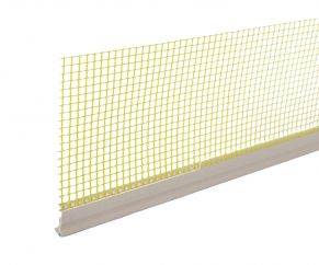 PVC deformacinis profilis 108, su tinkliuku 6mm., 2,4m.