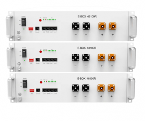 Žemos įtampos baterijų sistema | E-Box-48100R-C | 15,36 kWh