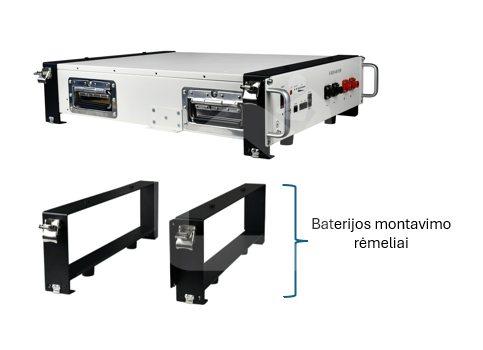 Žemos įtampos baterijų sistema | E-Box-48100R-C | 5,12 kWh