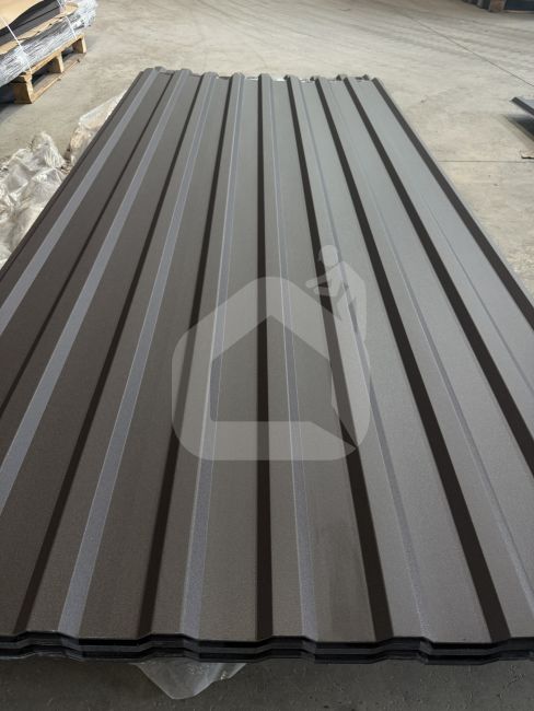 Trapecinis profilis T-18 RAL8019, 0,41 mm, Matt
