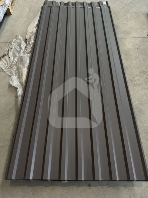 Trapecinis profilis T-18 RAL8019, 0,41 mm, Matt