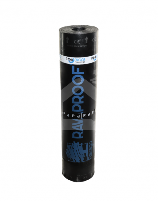 Prilydoma stogo danga Ravaproof Diamond 3 mm Sand -20°C, apatiniam sl.