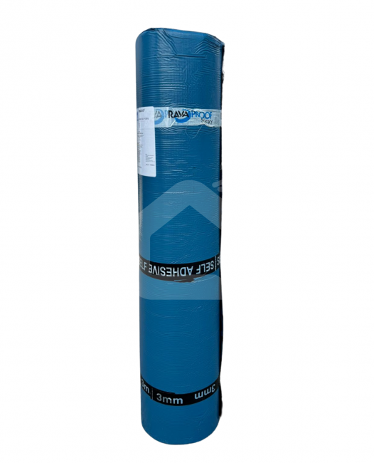 Bitumena pašlīmējošais jumta segums RAVAPROOF RAVASTICKY SBS 3 mm (-20 °C), apakšējam slānim