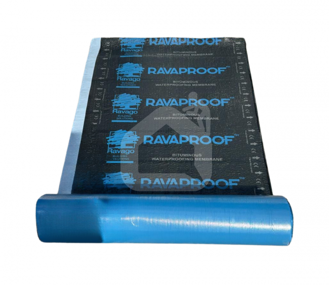 Bituminė savaime limpanti stogo danga RAVAPROOF RAVASTICKY SBS 3 mm (-20 °C), apatiniam sl.