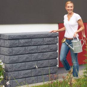 Dekoratyvinis rezervuaras-vandens talpa Rocky, 400 l