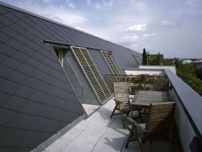 Rombinis dengimas, fibrocementinės plokštelės Cedral