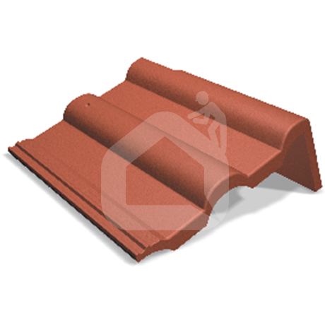 Romėniška originali kraštinė čerpė 110 mm dešininė