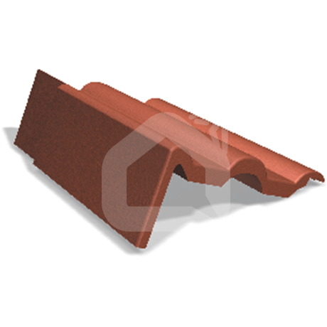 Romėniška originali kraštinė čerpė 110 mm kairinė