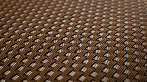 Tvoros segmento juosta MIKKO Rattan 190 mm x 12,75 m, 1200 g/m², PP