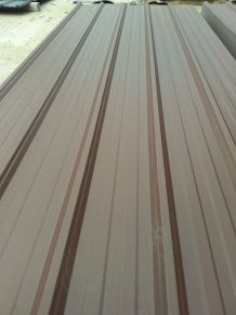 Trapecinis profilis T-25 RAL8017, 0,42 mm, Matt