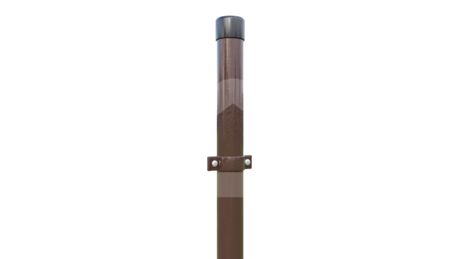 Stulpas tvorai, apvalus, ø38 mm, H2,0 m, sienelė 1,2 mm