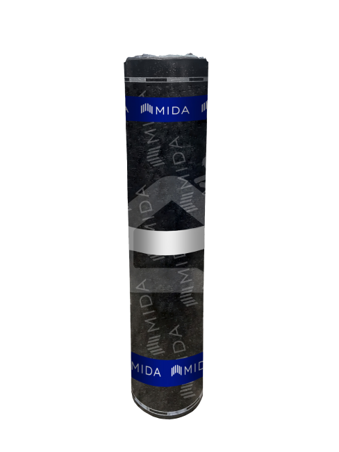 Prilydoma bituminė stogo danga MIDA UNIFLEKS PV S4b, viršutiniam sl.