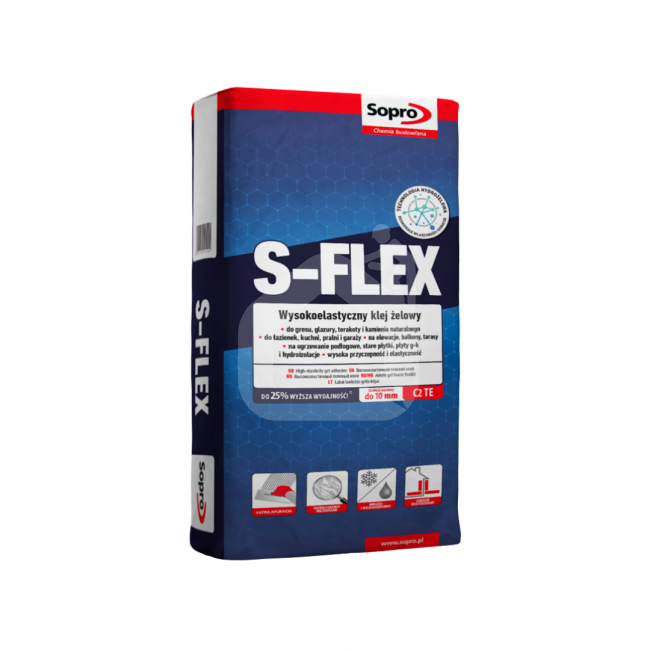 Labai elastingi geliniai klijai Sopro S-FLEX