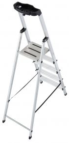 Alumīnija kāpnes SAFETY (5 pakāpieni) 126337